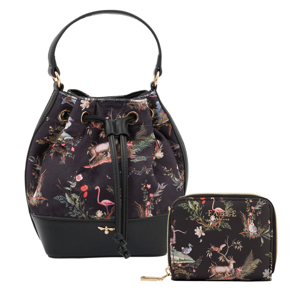 Wonderland Purse & Wonderland Bucket Bag Set