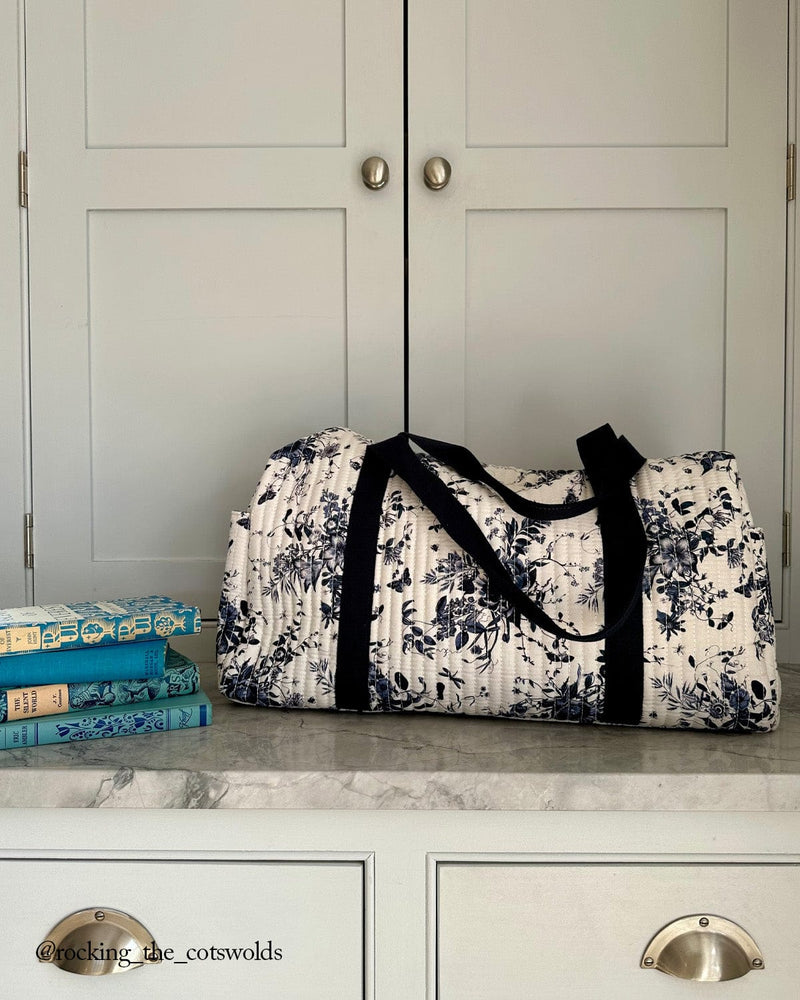 Zoey Weekend Bag Blooming Blue by Fable England